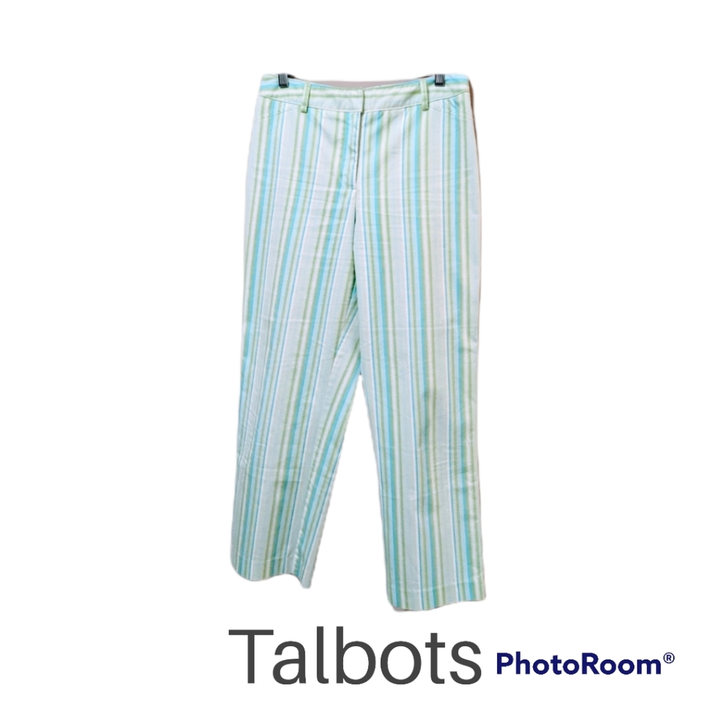 Talbots striped Capris Pants size 7